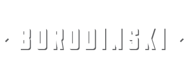 Логотип барбершопа «Бородинский»